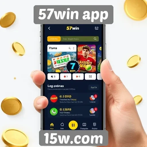Funcionalidades exclusivas do 57win app em destaque